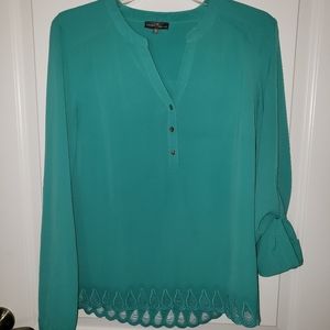 Teal Market & Spruce top